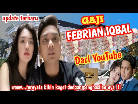 Febrian Iqbal's salary from YouTube‼️ turns out to be surprising with his income