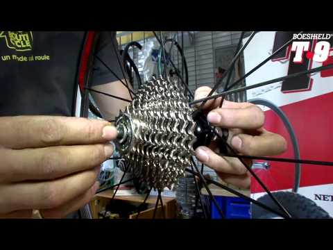 comment monter cassette shimano