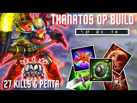 Smite Conquest Jungle Thanatos | FARMING KILLS WITH CRIT