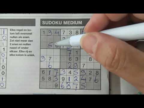 Train your brain by solving this Medium Sudoku puzzle (with a PDF file) 05-22-2019 part 2 of 3