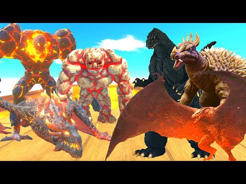 LAVA TRIO VS KAIJUS - ANIMAL REVOLT BATTLE SIMULATOR - PART 3