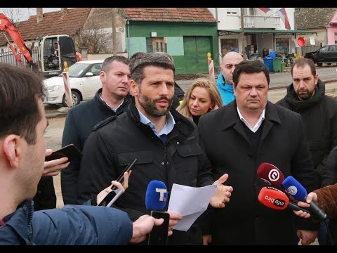 Aleksandar Šapić - Obilazak radova u Batajnici - 2.3.2023.