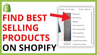 How to Find Best Selling Products on Any Shopify Store