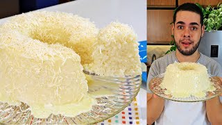 O BOLO MAIS FÁCIL DO MUNDO SEM FORNO E SEM OVOS | BOLO DE TAPIOCA GRANULADA