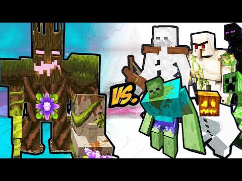 Jungle Abomination Vs. Mutant Monsters in Minecraft