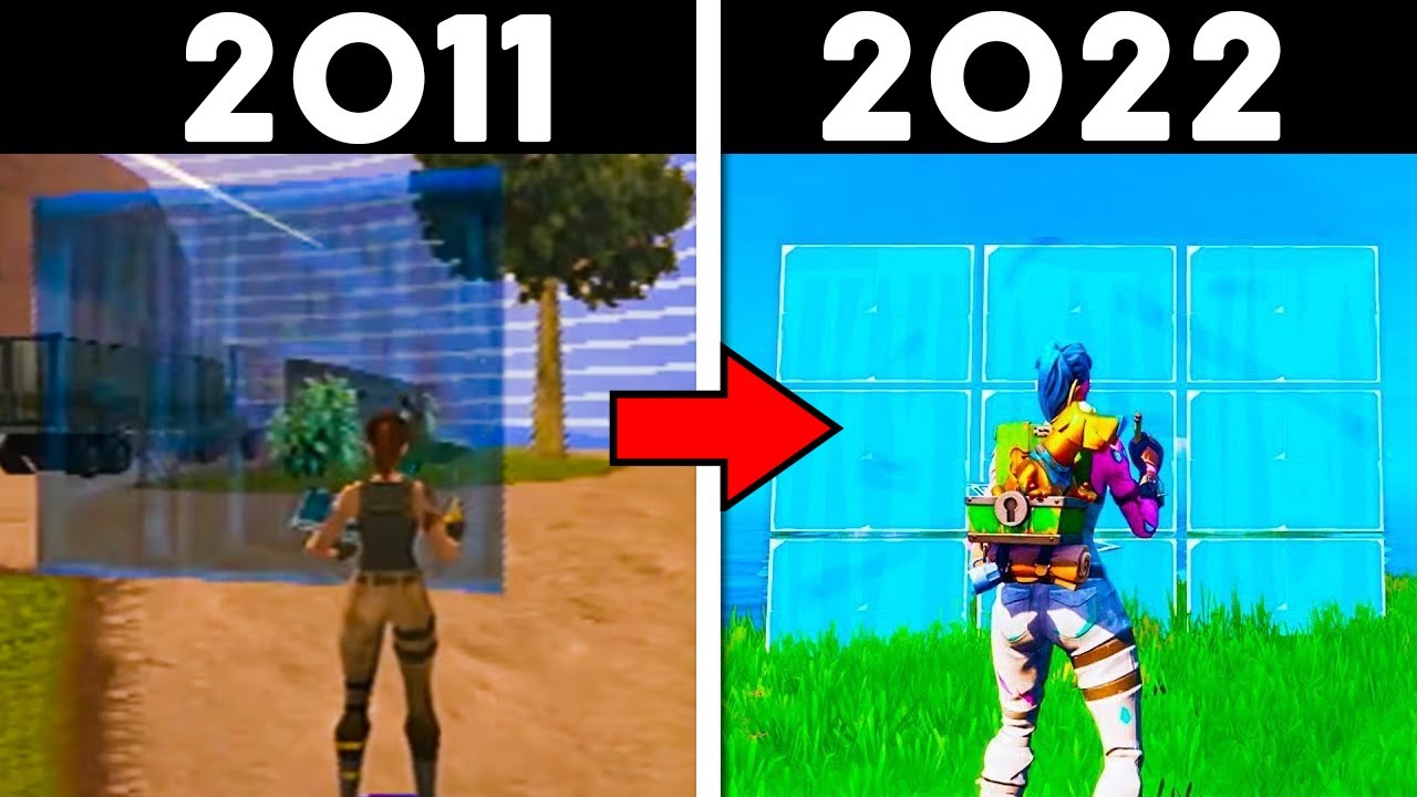 EVOLUÇÃO DO FORTNITE