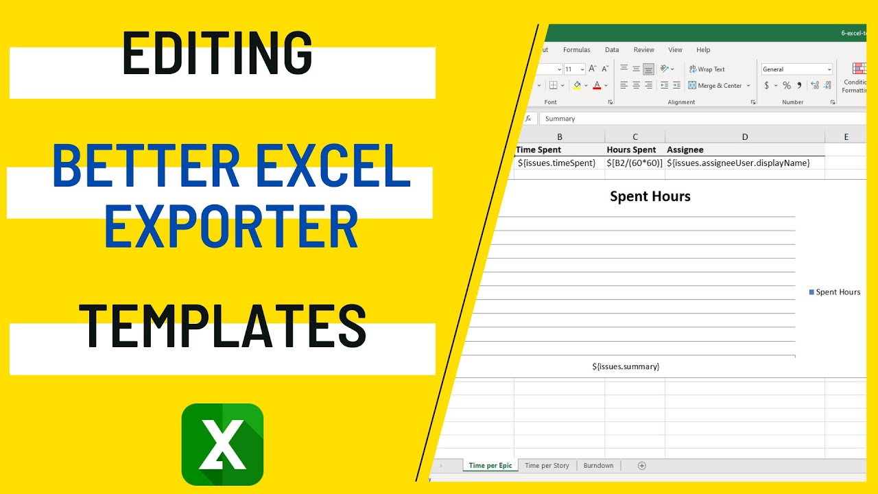 Editing Better Excel Exporter for Jira Cloud templates