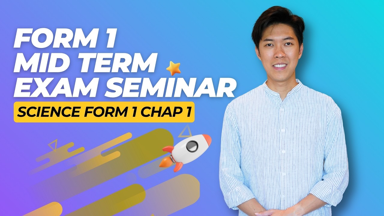 【ENG】|| SCIENCE FORM 1 CHAPTER 1 QUICK REVISION || TTC EDUCATION MID TERM EXAM SEMINAR 2026