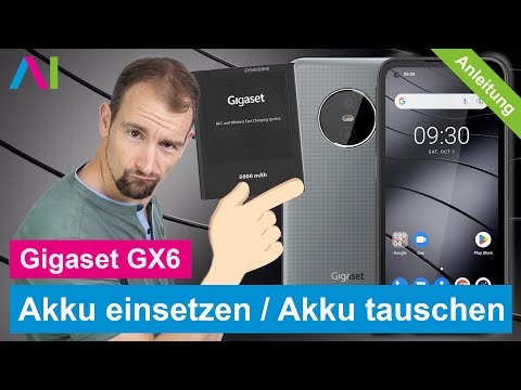 Gigaset GX6 - Akku einsetzen / Akku tauschen • 📱 • 🔋 • ⤵️ • Anleitung | Tutorial