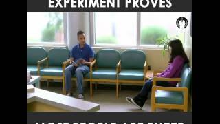 Social experiment  - most people are sheep