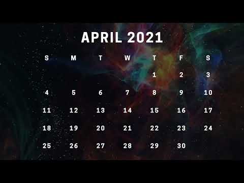 April 2021 | Calendar