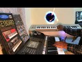Spellbinder theme music covered by keyboard.