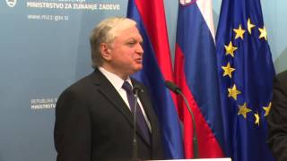 Foreign Minister of Armenia met Foreign Minister of Slovenia