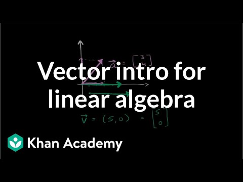 A thumbnail for: Vectors and spaces