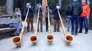 South-Tirol - Traditional music in a magical winter landscape