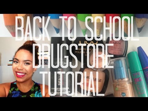 Back to School Drugstore Makeup Tutorial! | samantha jane Video