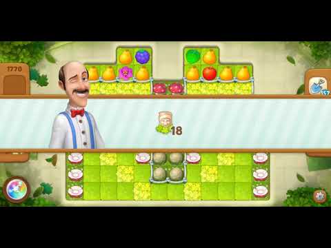 Gardenscapes Level 1770 Walkthrough "No Boosters Used"