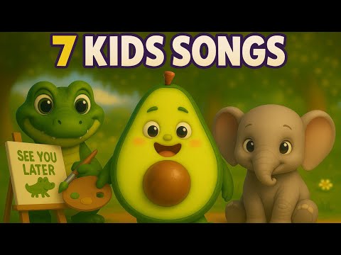 See You Later Alligator 🐊 + 6 More Adorable Songs | Cutest 3D Kids Song Compilation