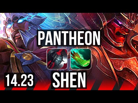 PANTHEON vs SHEN (TOP) | 7/0/5, Godlike | NA Grandmaster | 14.23