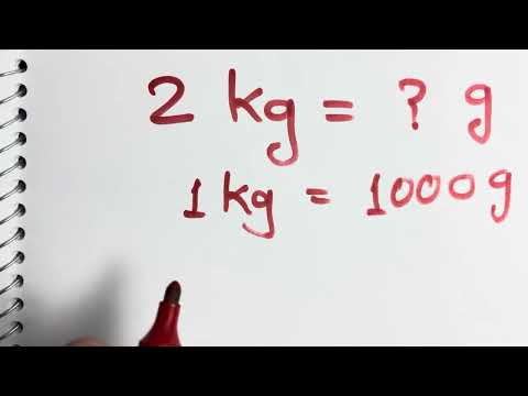2 kg how much is it | kg to gram | Maths | Hindi