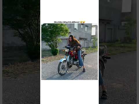 Hira bike riding hits different 😅😂😜 #Sisters #Edits Sistrology