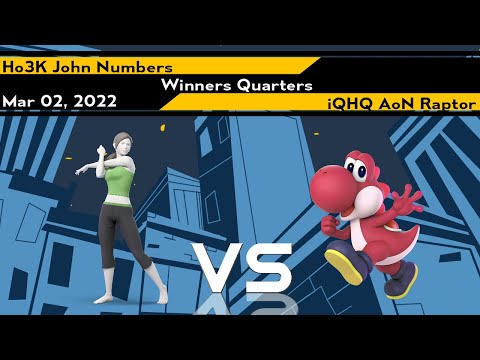 [Smash Ultimate] Ho3K | John Numbers vs iQHQ AoN | Raptor - Xeno231 (W.Quarters)