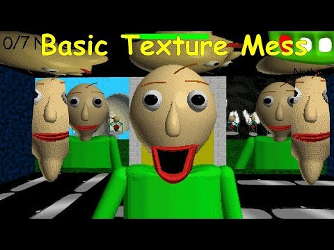 Basic Texture Mess - Baldi's Basics V1.4.1 Mod