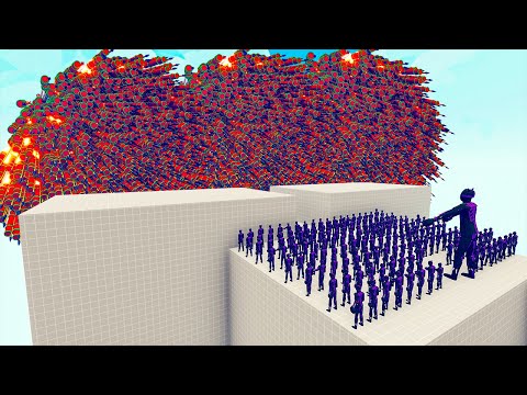 100x BLACK PANTHER + 1x GIANT vs 1х EVERY GODS - Totally Accurate Battle Simulator TABS