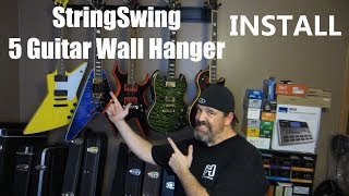 Video thumbnail for StringSwing SW5RL..Nice Display for my DIY Guitars by 6StringStanger