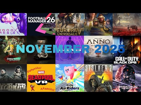 All Major Game Releases of NOVEMBER 2025 - PS5, Xbox, Switch, PC