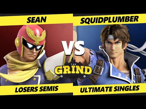 The Grind 176 Losers Semis - Sean (Captain Falcon) Vs. Squidplumber (Richter) Smash Ultimate - SSBU