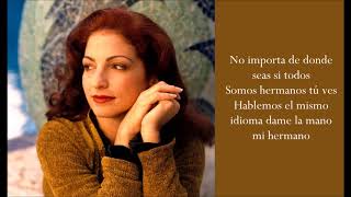 Hablemos El Mismo Idioma - Gloria Estefan - (Lyrics)