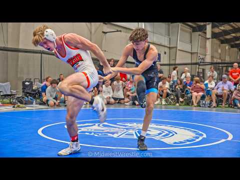 120 – Mason Goelz {G} of Indiana Outlaws Black vs. Levi Johns {R} of Warrior RTC 1 IN