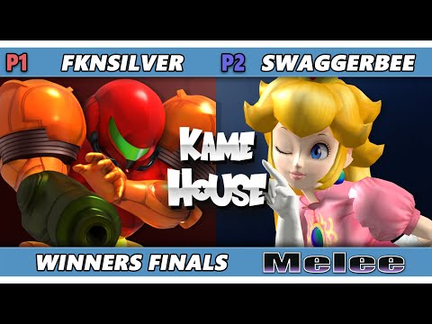 Kame House 134 WINNERS FINALS - swaggerbee (Peach) Vs. fknsilver (Samus) Smash Melee - SSBM