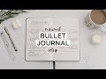2022 Minimalist BULLET JOURNAL Setup | For Productivity + Organization