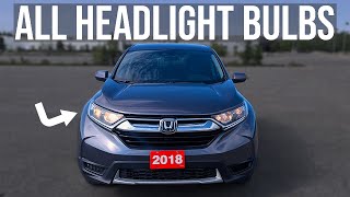 How to Replace Headlight Bulbs - Honda CR-V (2017-2022)