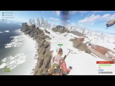 Rust - Flying into HUGE decaying compound - Raiding + Yeets