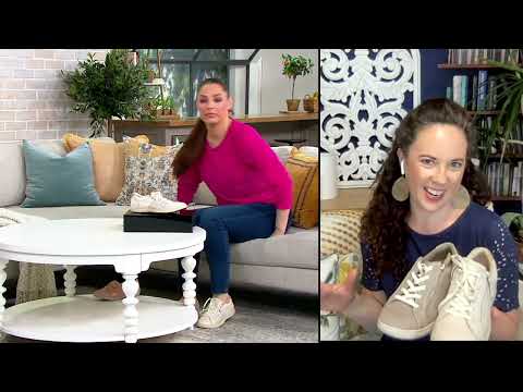 Earth Origins Lace-Up Leather Sneaker - Eclipse Etta on QVC