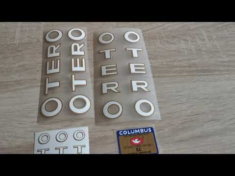 Kit Stickers Vinyle OTERO Noir Et Blanc - Décalcomanies Pour Personnalisation