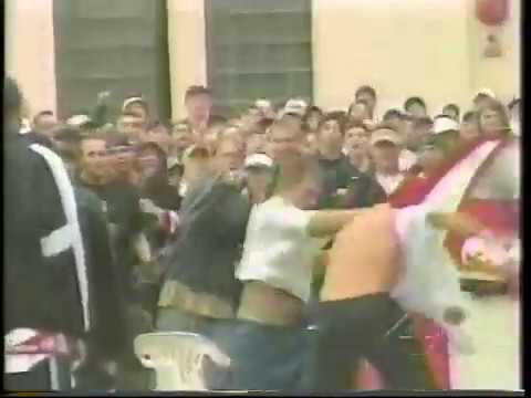 NHL Fan street fight Buffalo Sabres vs Dallas Stars 1999