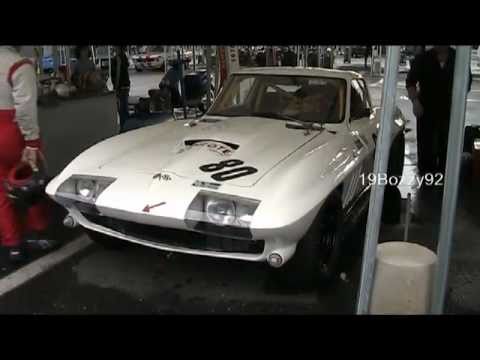 Chevrolet Corvette C2 Sting Ray with Side pipes - VERY LOUD revs and start up sound!!