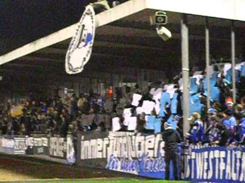 Arminia vs Lotte Westfalenpokal-Achtelfinale Einlauf