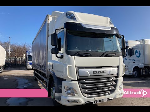 FD68RUU - DAF CF 260 18T Curtain With Tail Lift (DVS)