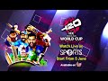 ICC Men's #T20WorldCup 2024, 5th June onwards.. | LIVE on DD Sports📺 (DD Free Dish)