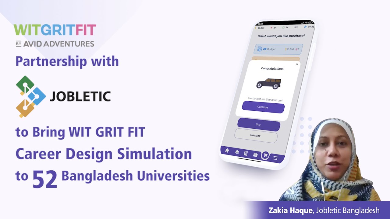 WIT GRIT FIT by Avid Adventures Partnership with Jobletic