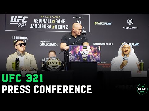 UFC 321: Aspinall vs. Gane Press Conference (Full)