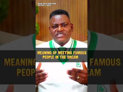 Meaning of seeing famous people in the dream #spiritual #dreaminterpretation #yourdreams