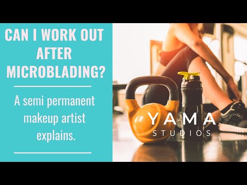 1st YouTube video about how long after microblading can i workout