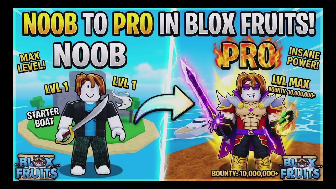 👉 Noob to Pro in Blox Fruits (Episode 1)