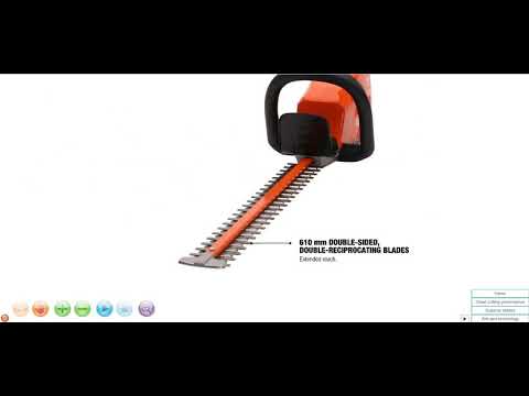 BATTERY HEDGE TRIMMER ECHT-58V